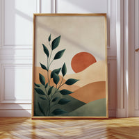 Sunset Kisses the Verdant Hills