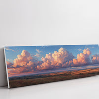 Sunlit Prairie Cloudscape