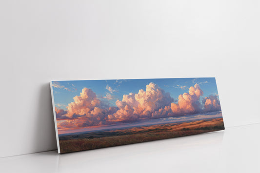 Sunlit Prairie Cloudscape