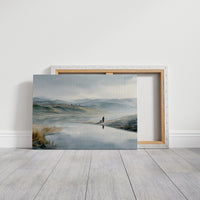 Solitude By The Misty Lake