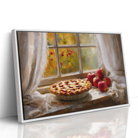 Autumn Pie By Garden Window Light