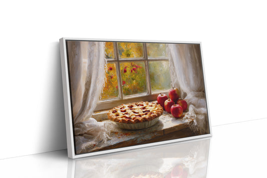 Autumn Pie By Garden Window Light