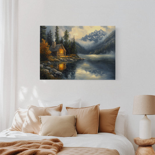 Autumn Light Warms Mountain Waters