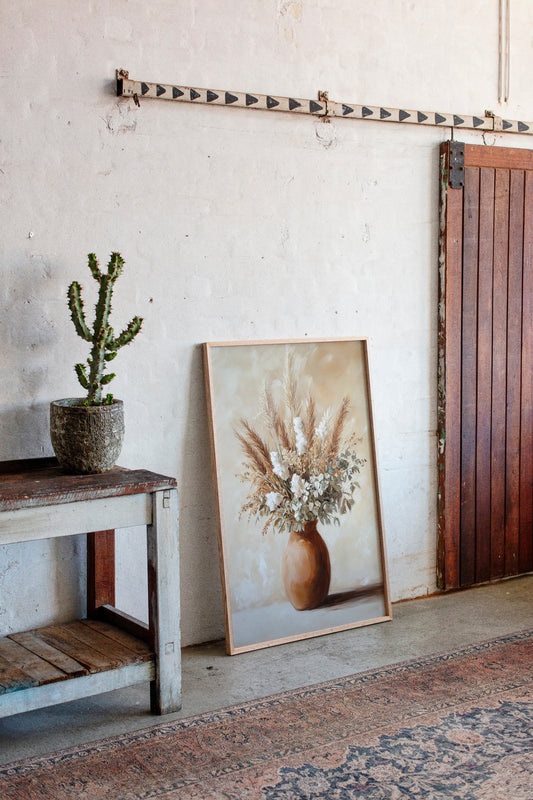 Earthen Still: Pampas in Clay