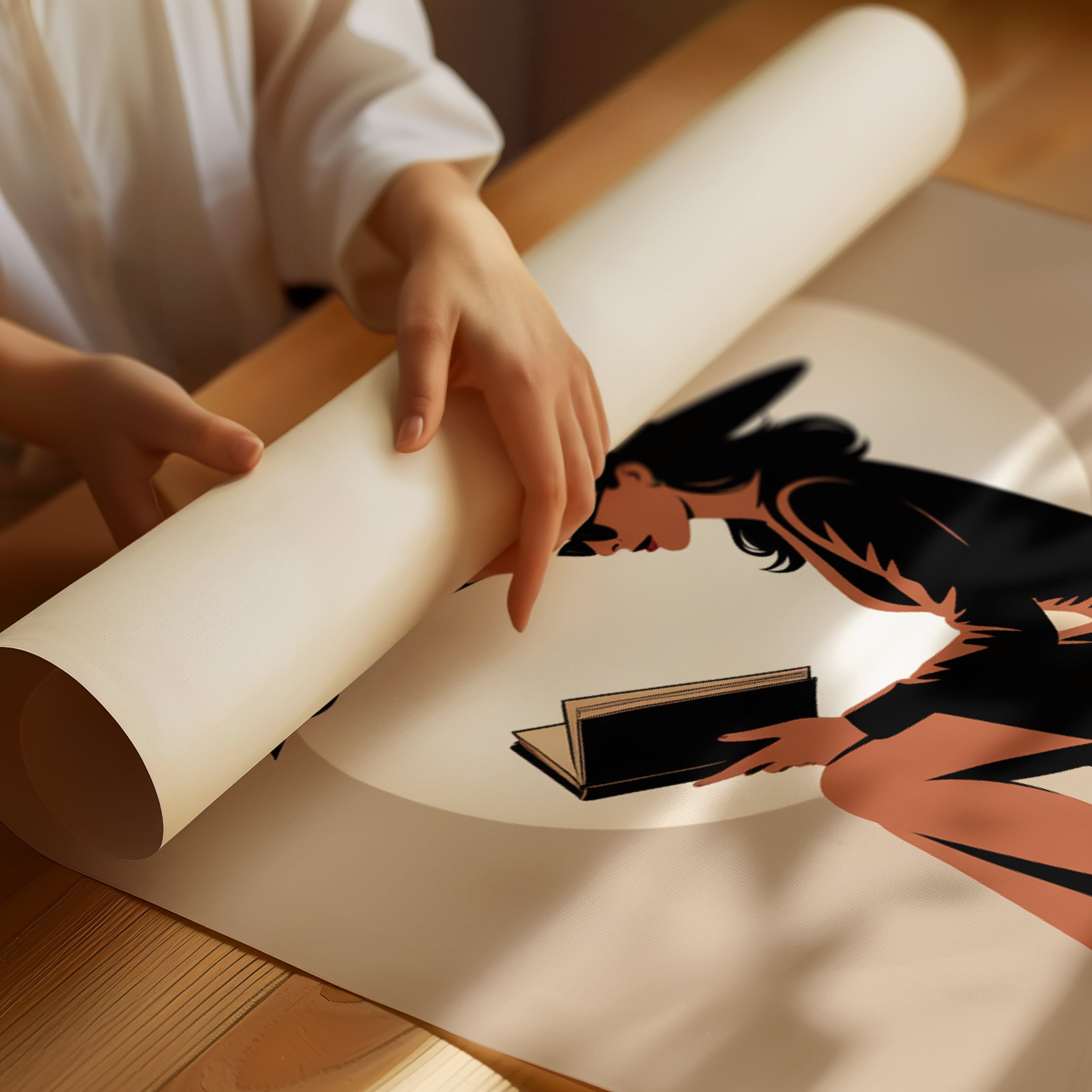 Modern Magic Between Book Pages