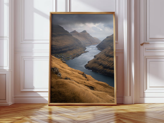 Valleys Carved By Time's Caress