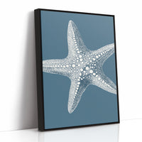 Coastal Memory On Slate Blue