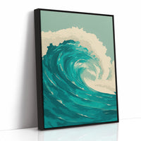 Teal Currents Meet Desert Calm