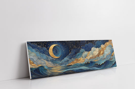 Celestial Moonlit Waves
