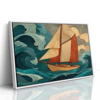 Sailing Through Teal Tempests