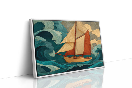 Sailing Through Teal Tempests