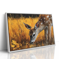 Close-Up Fawn, Mouth Full