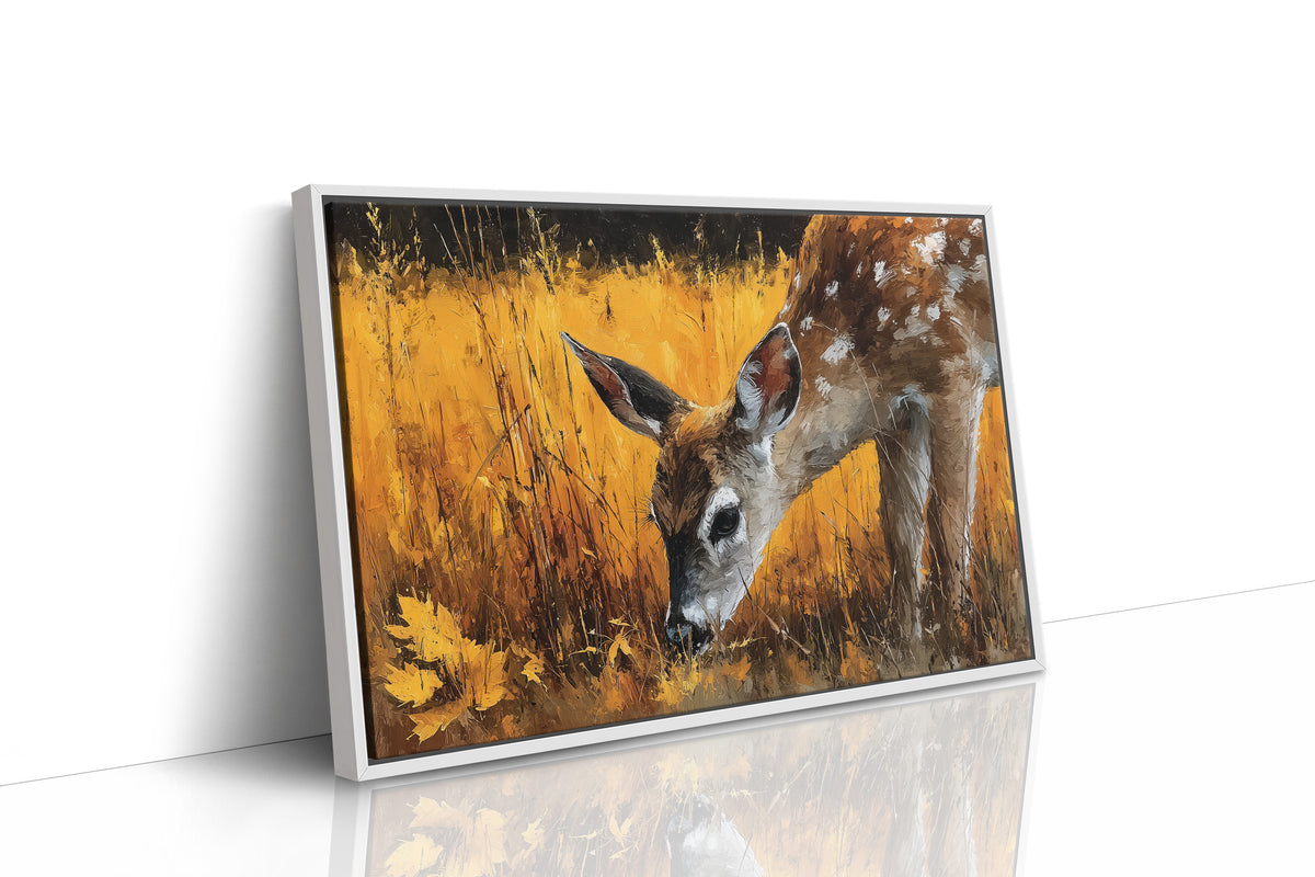 Close-Up Fawn, Mouth Full