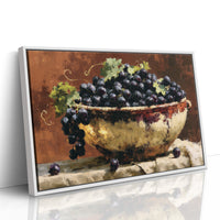 Bowl of Sunlit Grapes