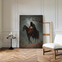 Haunting Rider Halloween Art Print - Gothic Wall Decor - Gallery Canvas image 12