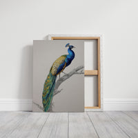 Sapphire Crown On Wooden Canvas