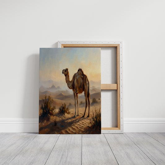 Camel at Golden Dusk