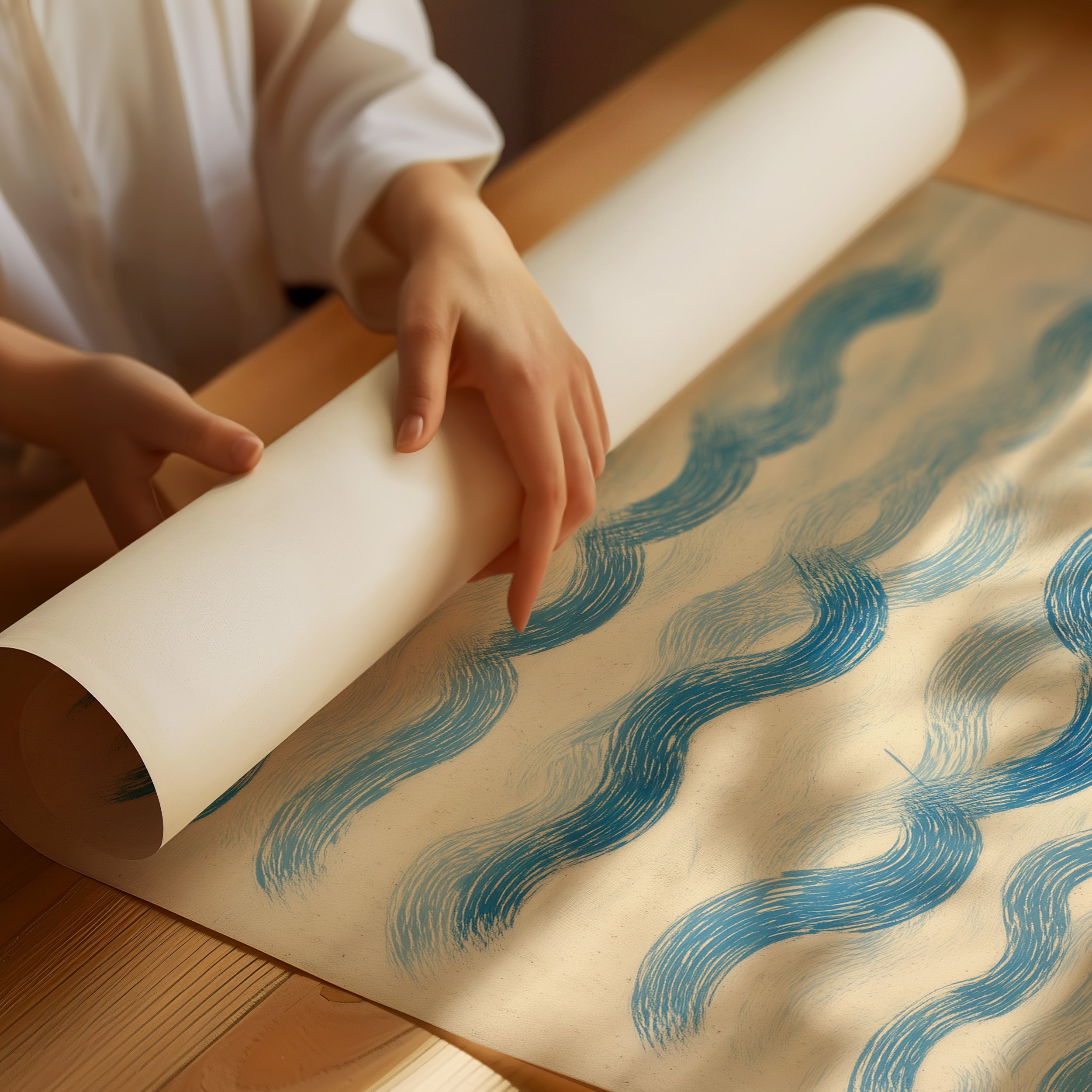 Ocean Rhythms Dance In Sunlight