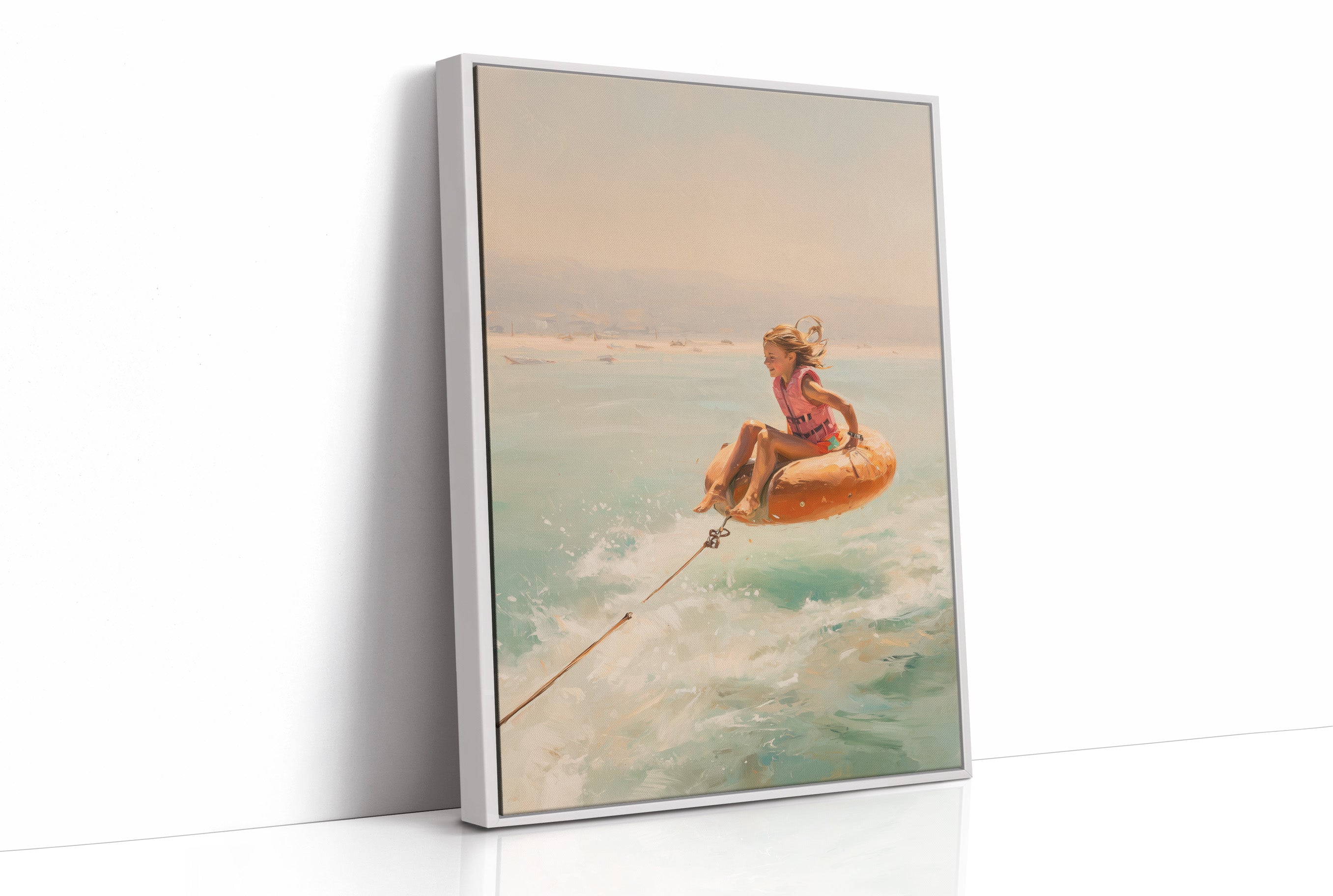 Aqua Thrill Beneath Golden Skies