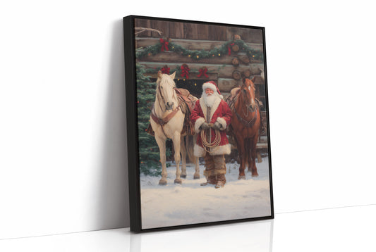 Frontier Christmas: Santa's Western Sleigh Team