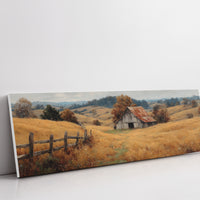 Autumn Hillside Barn