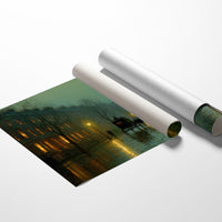 Foggy Streets Await Midnight Carriage