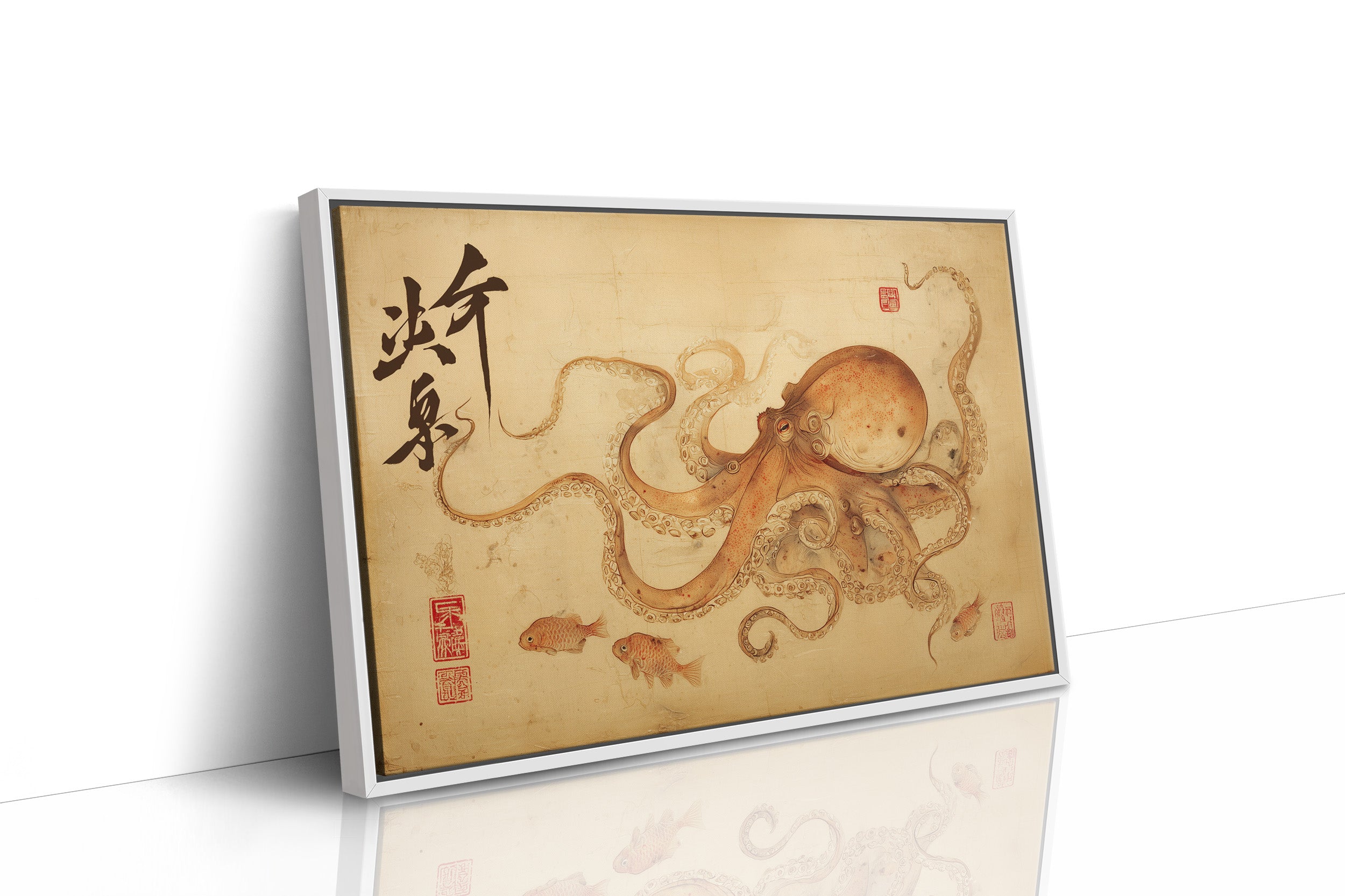 Ancient Seas On Parchment Scroll