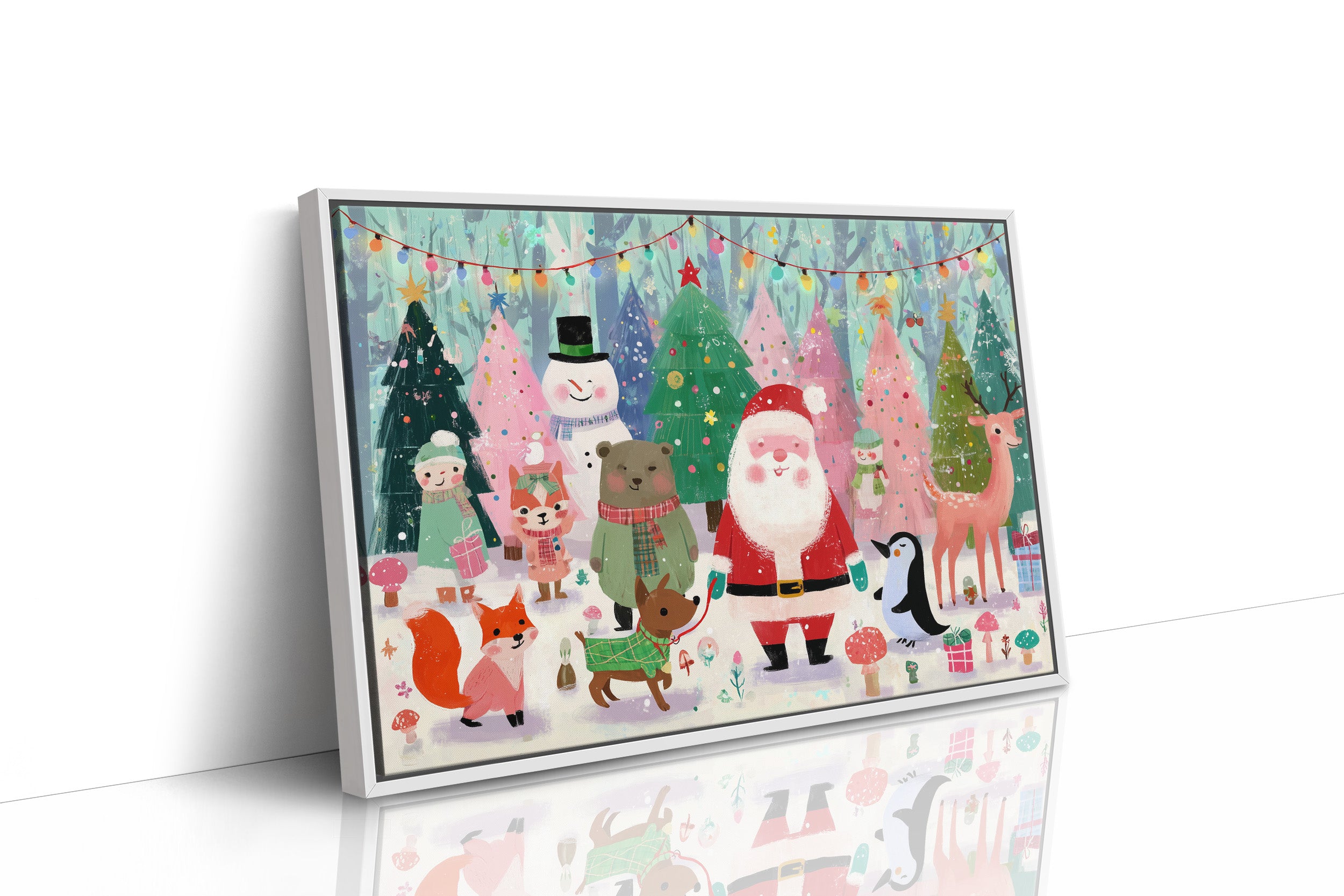 Forest Friends Share Holiday Magic Together