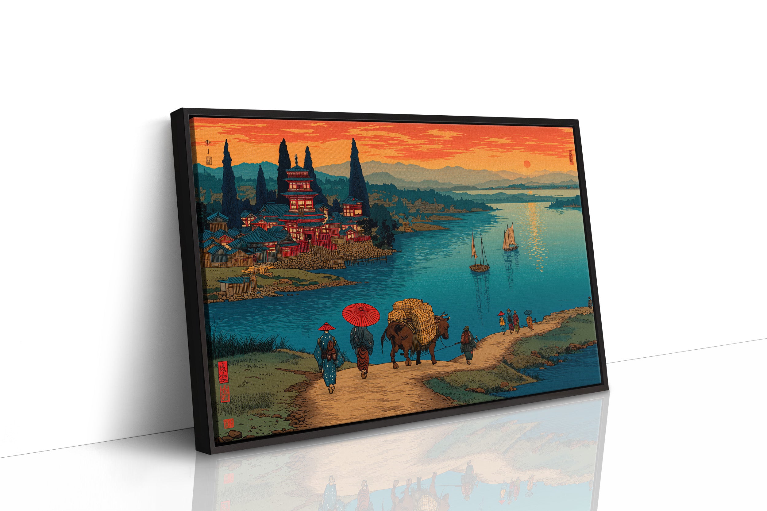 Travelers Follow Ancient Harbor Roads