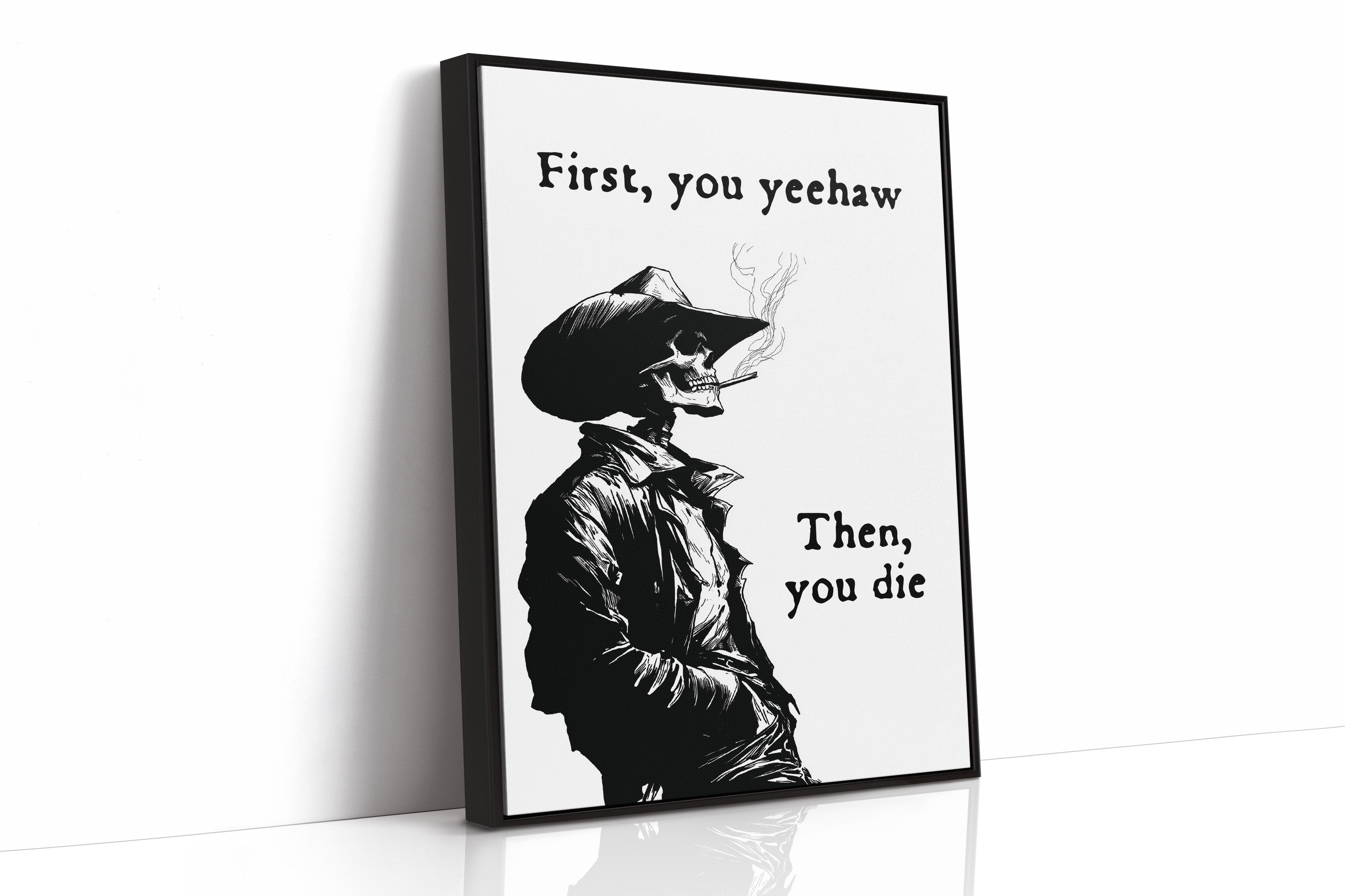 Cowboy's Last Cigarette Break