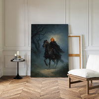 Headless Horseman Gothic Canvas Print - Enigmatic Wall Art - Gallery Canvas image 12