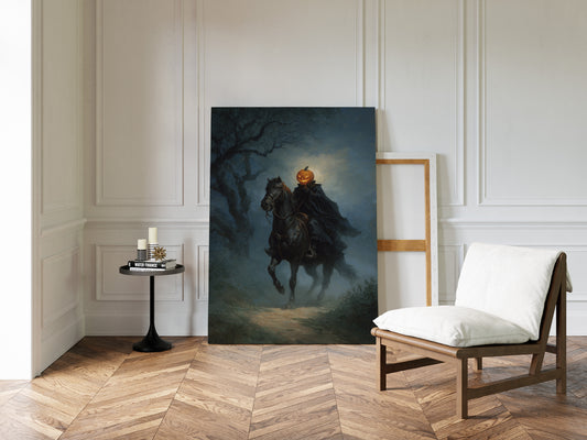 Headless Horseman Gothic Canvas Print - Enigmatic Wall Art - Gallery Canvas image 12