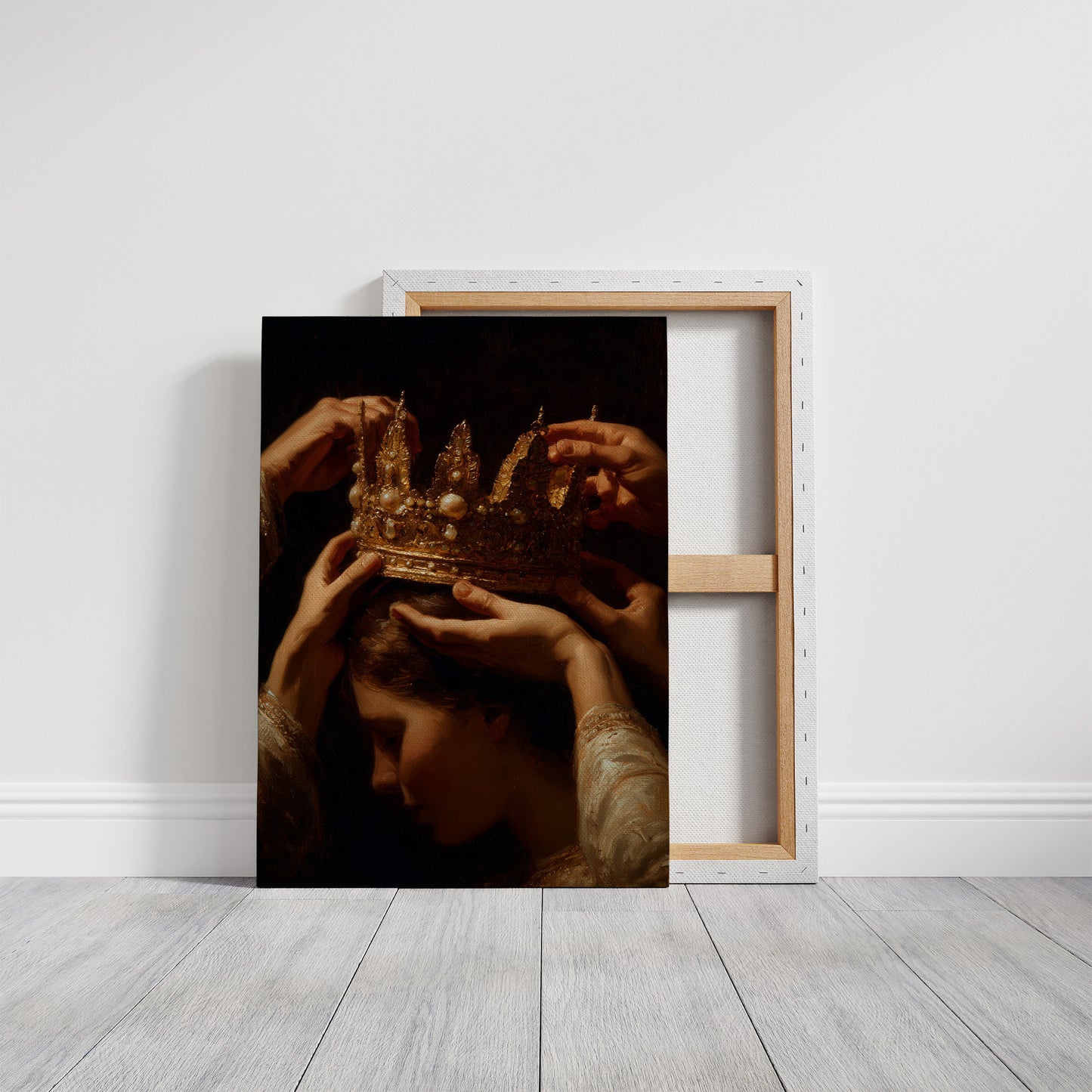 Hands Bestow Ancient Golden Glory