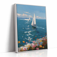 Where the Cliffs Bloom Toward Open Water