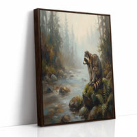Raccoon by the Rapids