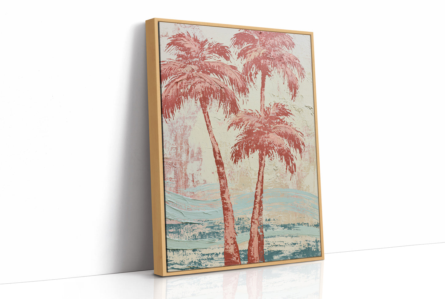 Coral Palms, Waves of Sage