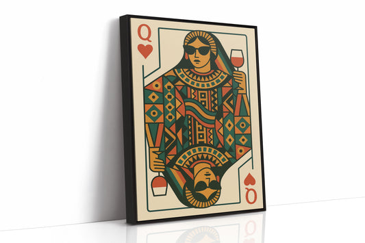 Modern Queen Sips Vintage Red