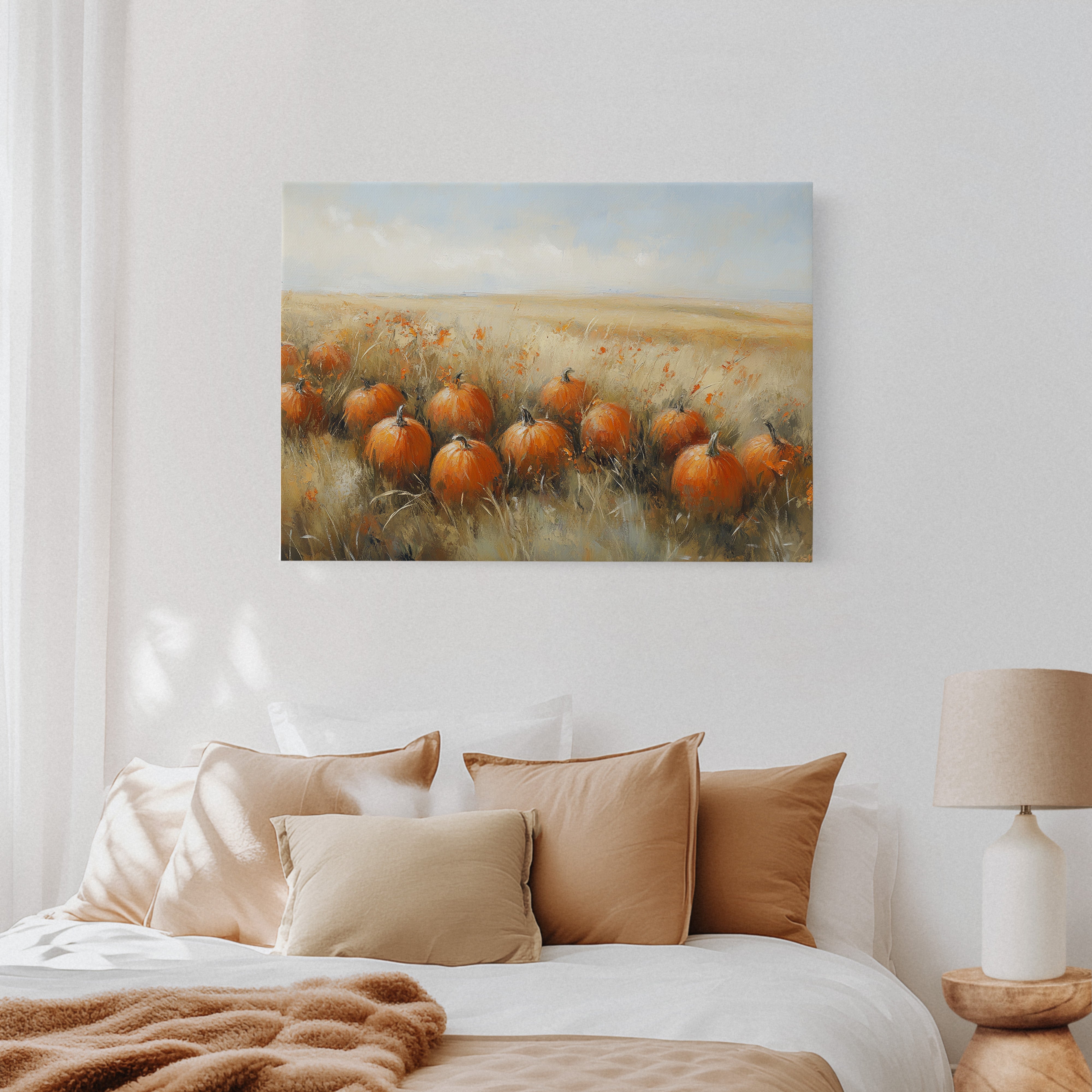 Autumn's Treasures Rest In Golden Fields