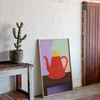 Red Teapot Still Life