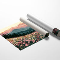 Coneflower Meadow Sunset
