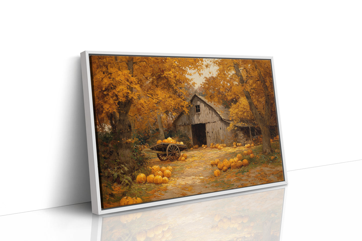 Harvest Gold Beneath Amber Canopy