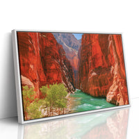 Emerald River Through Red Rock