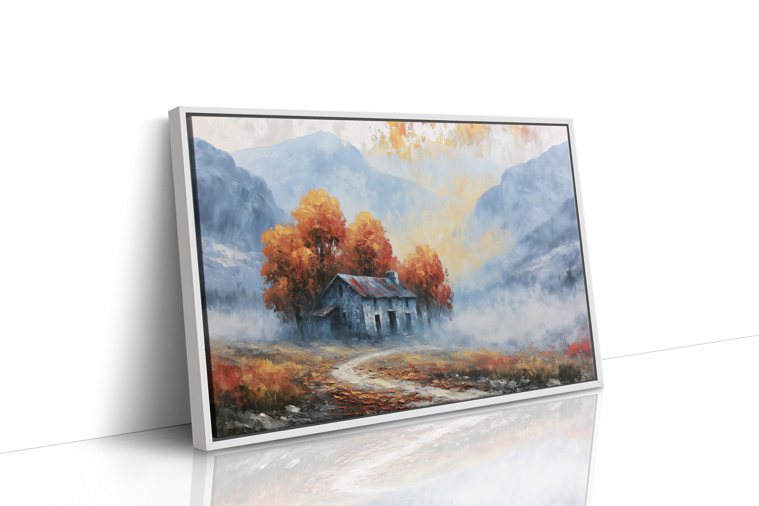 Cabin Where Autumn Settles