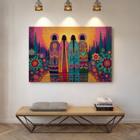 Sacred Garden Sings Through Stained Glass