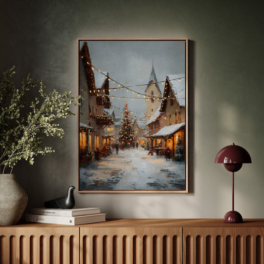 Twinkling Lights and Frosted Streets