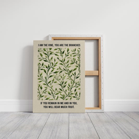 Verdant Words On Wooden Rest