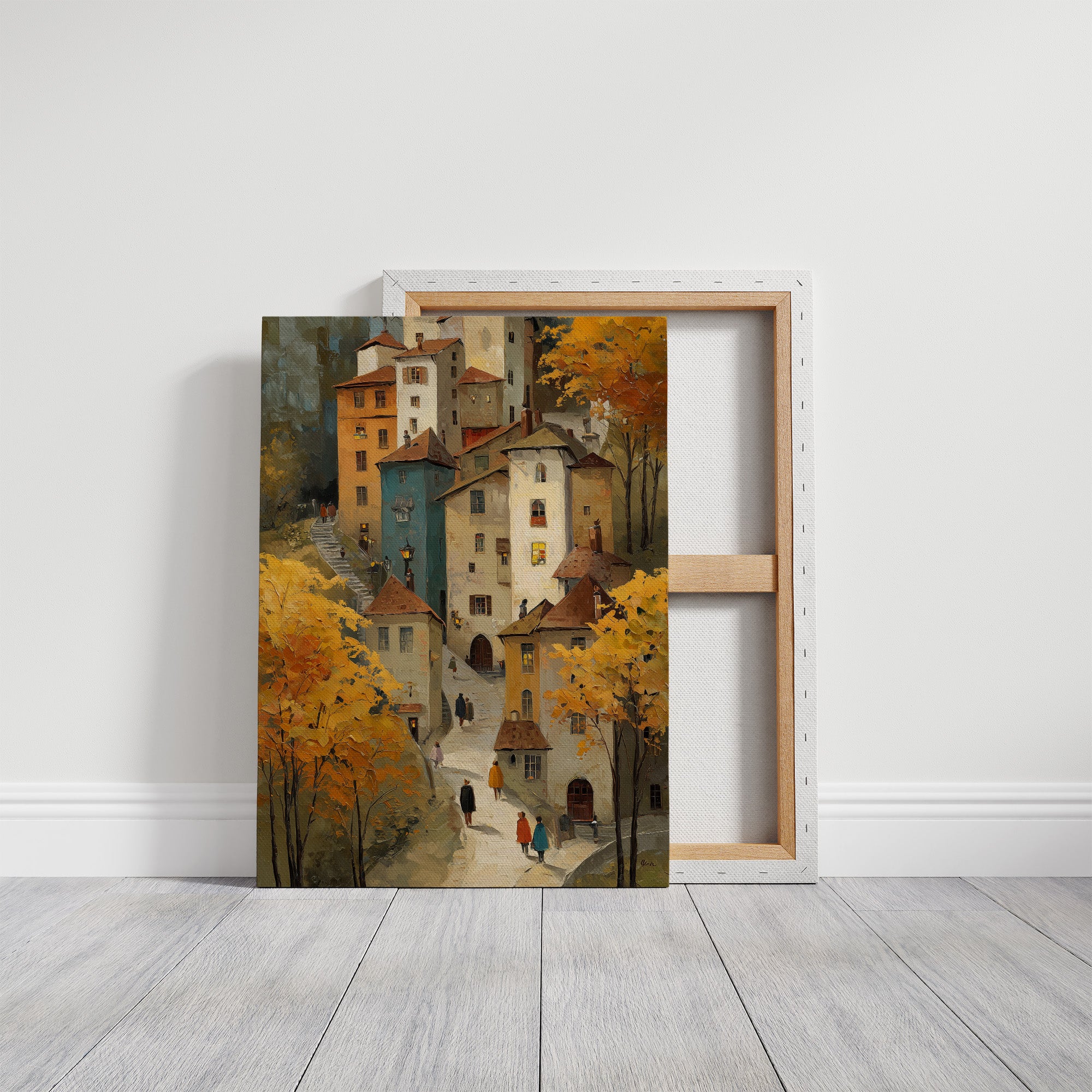 Autumn Passage Through Medieval Heights