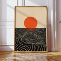 When Sun Meets the Sea's Embrace