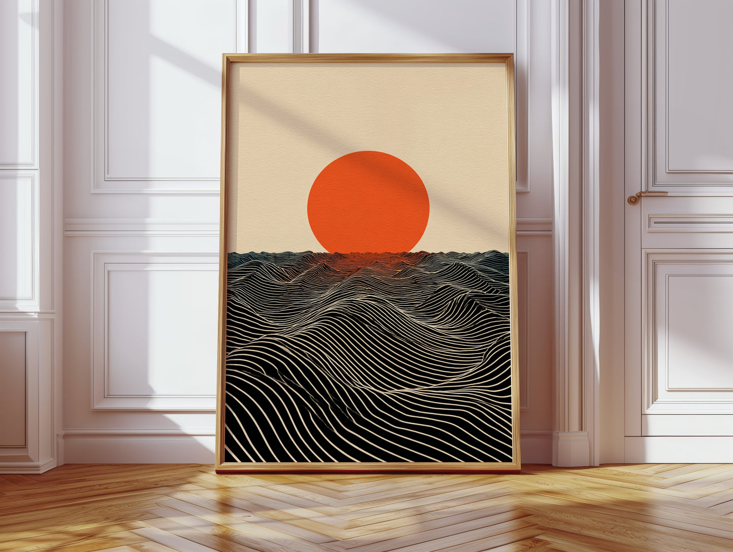 When Sun Meets the Sea's Embrace