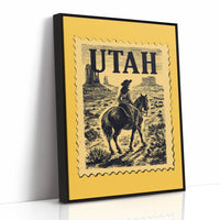 Desert Trails On Golden Postage